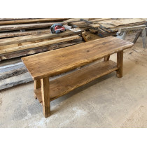 Waschtisch aus Eiche im Landhausstil in Altholzoptik 150x50x75 cm